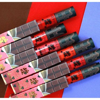 Son kem Amok LoveFit Chocolate Perfect Velvet Lip Color