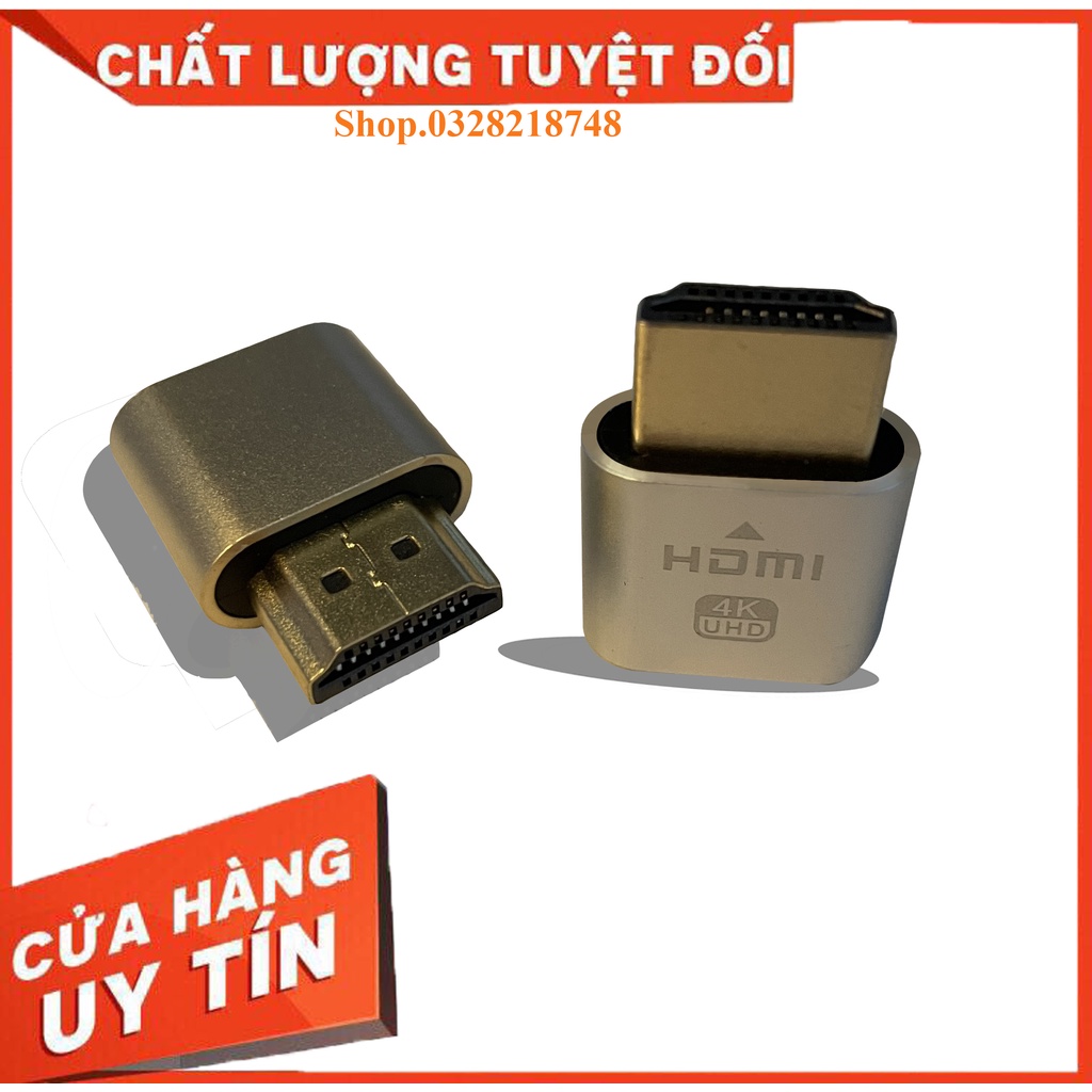 [com bo 3 chiếc] USB chuyển đổi kết nối tín hiệu chuẩn VGA . HDMI 4k giả lập, | BigBuy360 - bigbuy360.vn