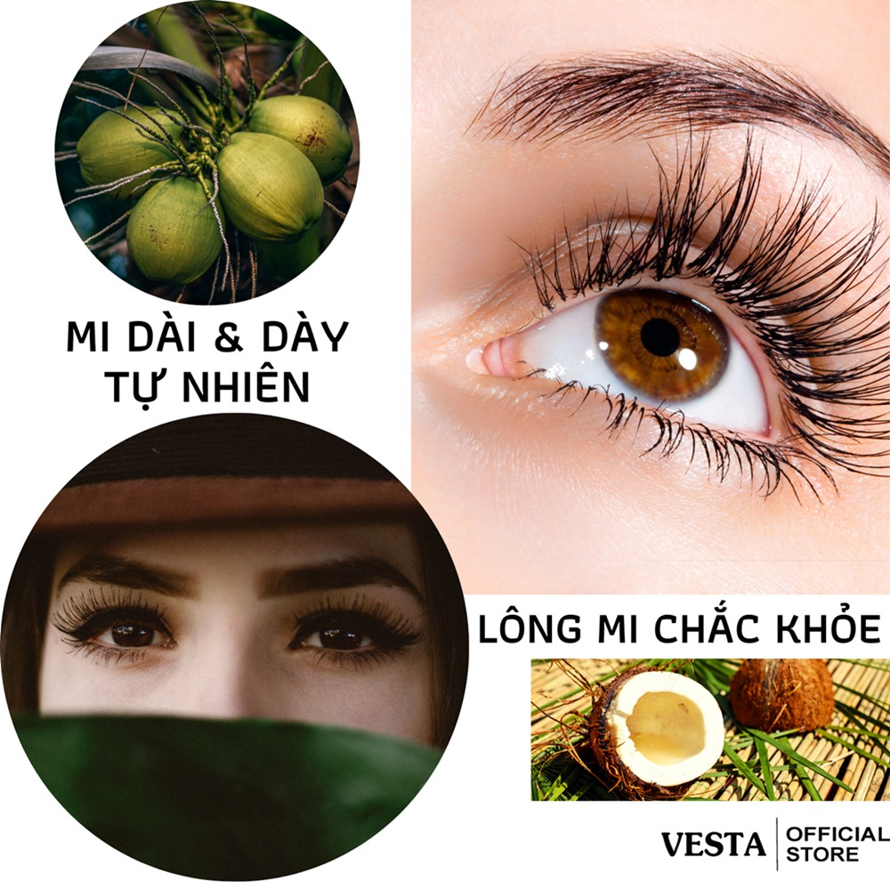 Mascara Dầu Dừa Dưỡng Mi Ép Lạnh Nguyên Chất