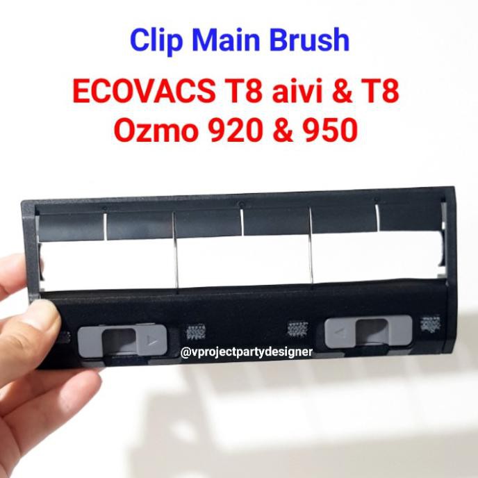 Bộ Bàn Chải Chính + Kẹp Cho Ecovacs Deebot Ozmo T8 Aivi Ozmo 920 950 | BigBuy360 - bigbuy360.vn