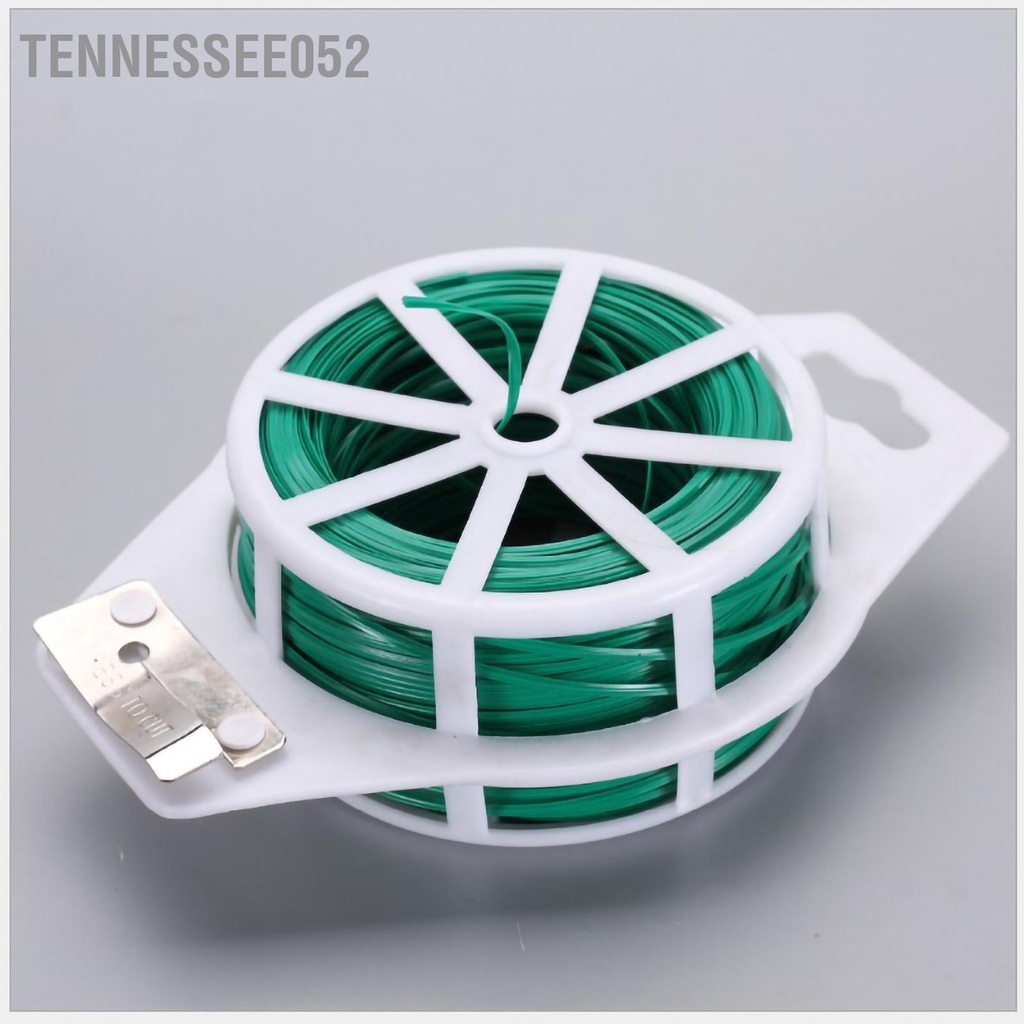Tennessee052 Nhà máy Twist Tie Nhựa Sắt Làm vườn Green Wire for DIY Flower fixed Plant Support