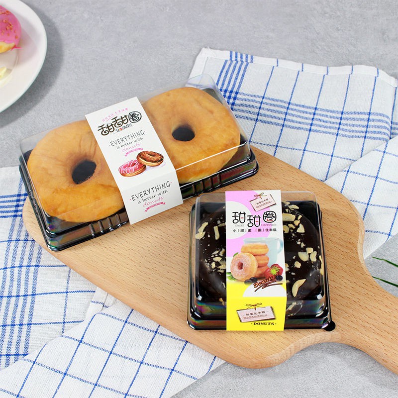 Hộp Đựng Bánh Donut / Sầu Riêng Dùng Một Lần Tiện Lợi