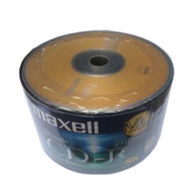 10 đĩa Maxcel DVD CD trắng có túi