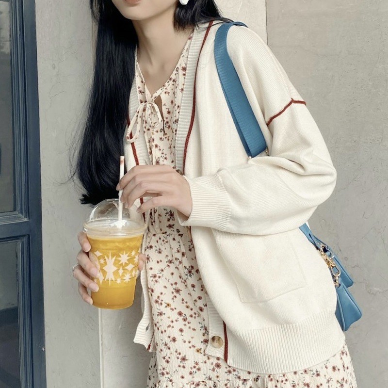 Áo khoác cardigan vải len có 2 túi lớn Tassy cardigan | BigBuy360 - bigbuy360.vn