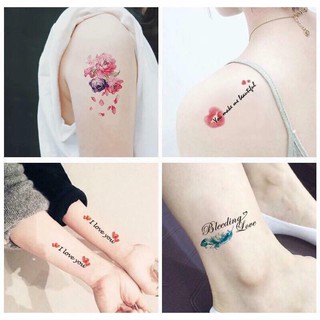 (M377) Combo 60 Hình dán TATOO (5880) squishyshop664
