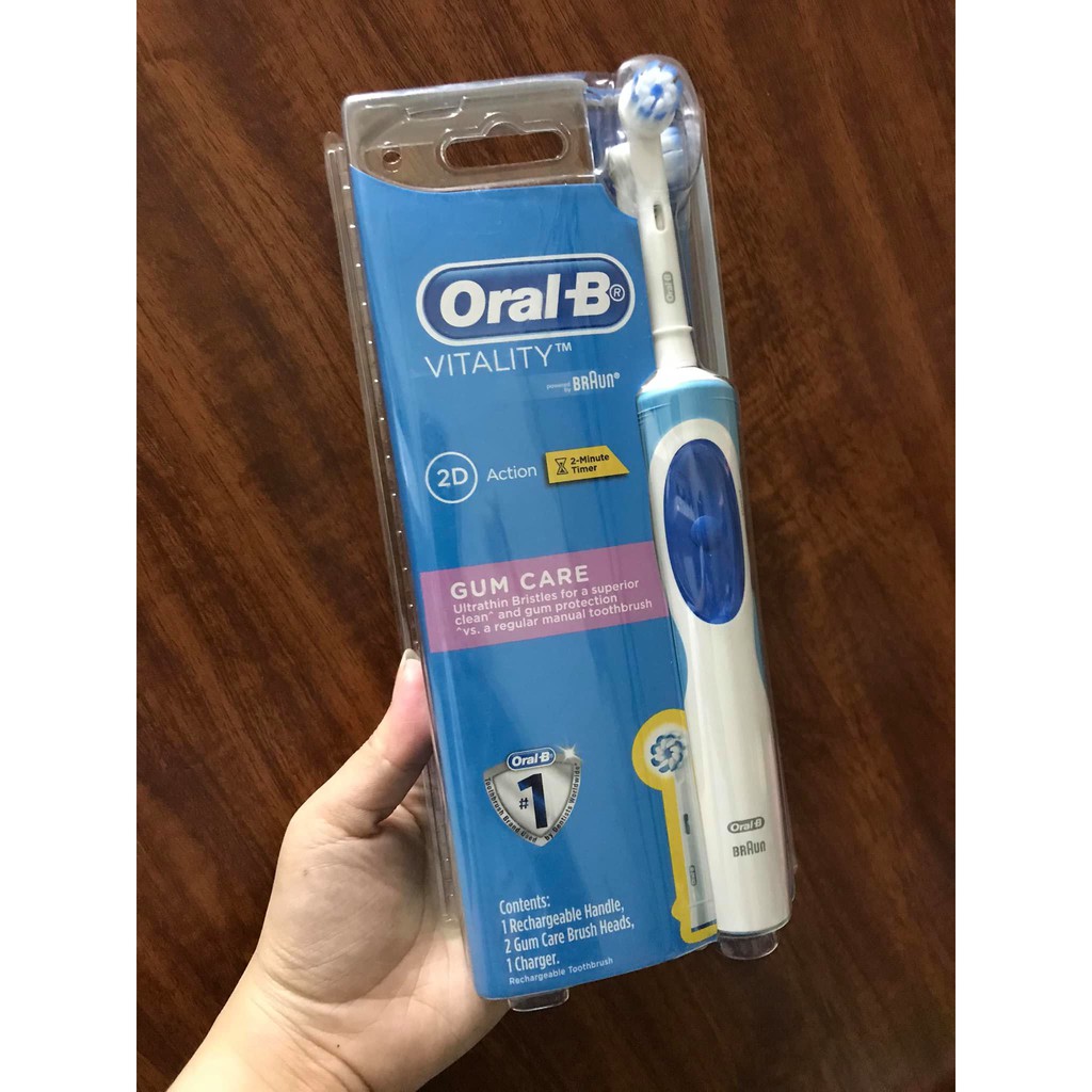 Bàn Chải Đánh Răng Điện Oral-B Vitality Braun hàng ÚC