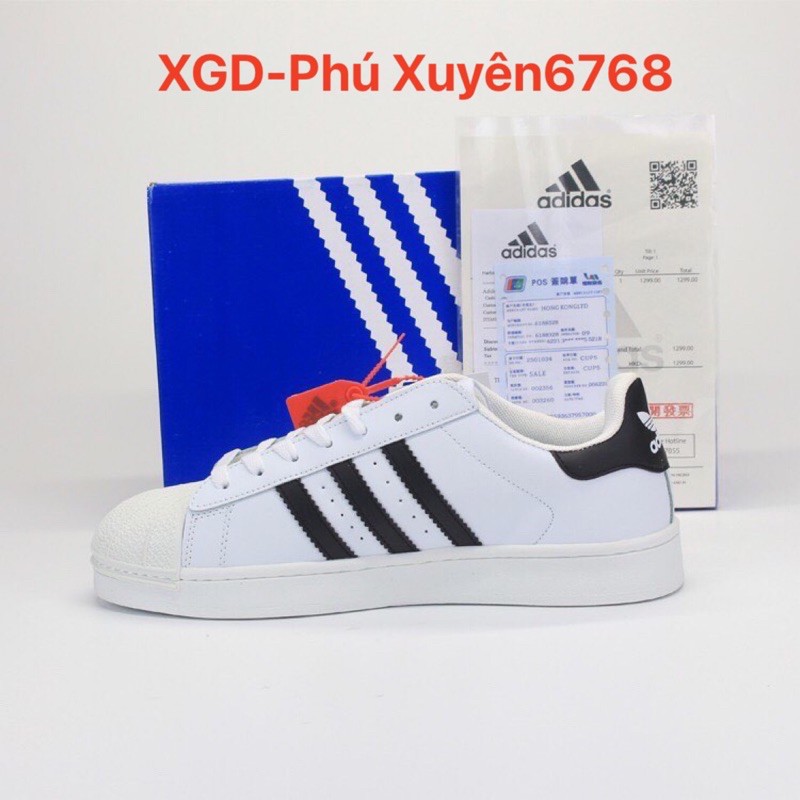 Giày Sneaker Nam✅phun box bill✅ Nữ Trắng 𝑨𝒅𝒊𝒅𝒂𝒔 𝑴𝒖̃𝒊 𝑺𝒐̀, Giày Thể Thao Das 𝑺𝒐̀ Đủ Size Nam Nữ