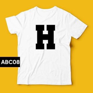 Combo 17 áo in chữ cái tên theo yêu cầu