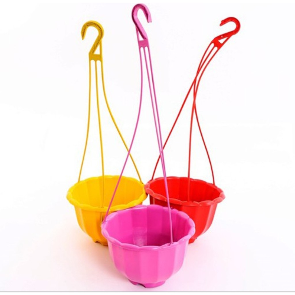 Chậu Treo Bí Trồng Cây Rộng 22cm Nhiều Màu