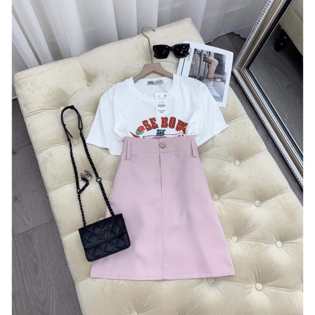 Set đồ nữ cá tính, set váy ngắn áo thun đi chơi sang chảnh mùa hè đẹp 8A00119 THVVN | BigBuy360 - bigbuy360.vn
