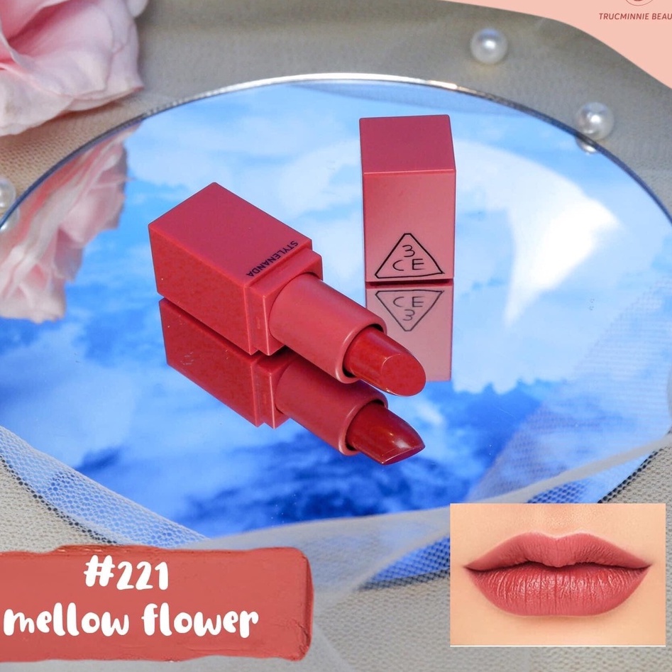 [ 218 ~ 222 ] Son thỏi lì 3CE New Mood Recipe Lip Color