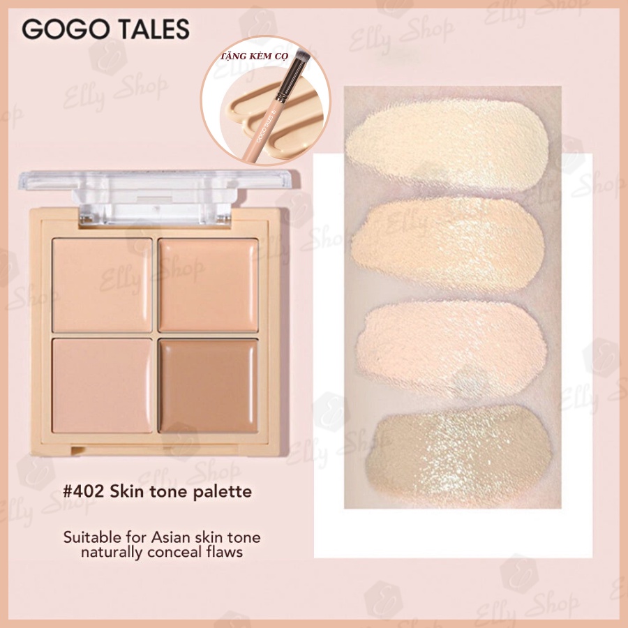 Bảng che khuyết điểm 4 ô Gogo Tales Embellish Blemish Free Collocation