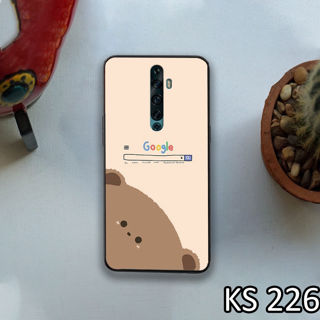 Ốp lưng Oppo Reno - Oppo Reno Z - Ốp in hình gấu bear ngộ nghĩnh