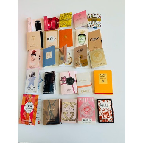 Nước hoa Vial Sample- Mẫu thử các hương nước hoa danh tiếng