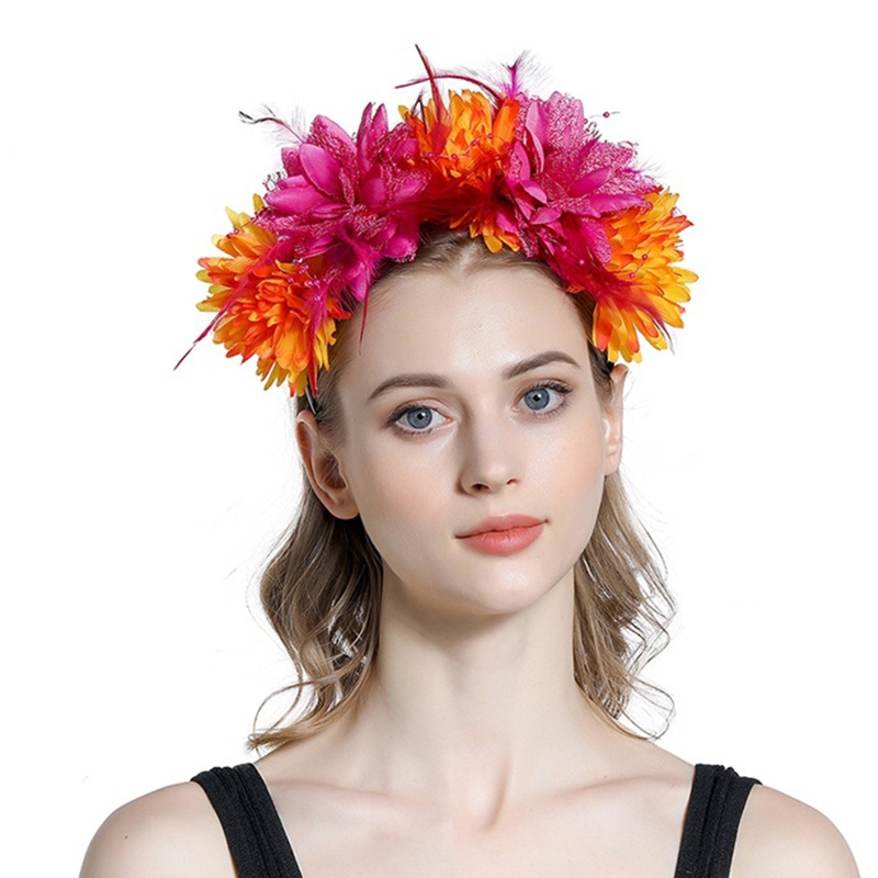 Băng Đô Cài Tóc Đính Hoa Phong Cách Lolita Thời Trang Cho Nữ