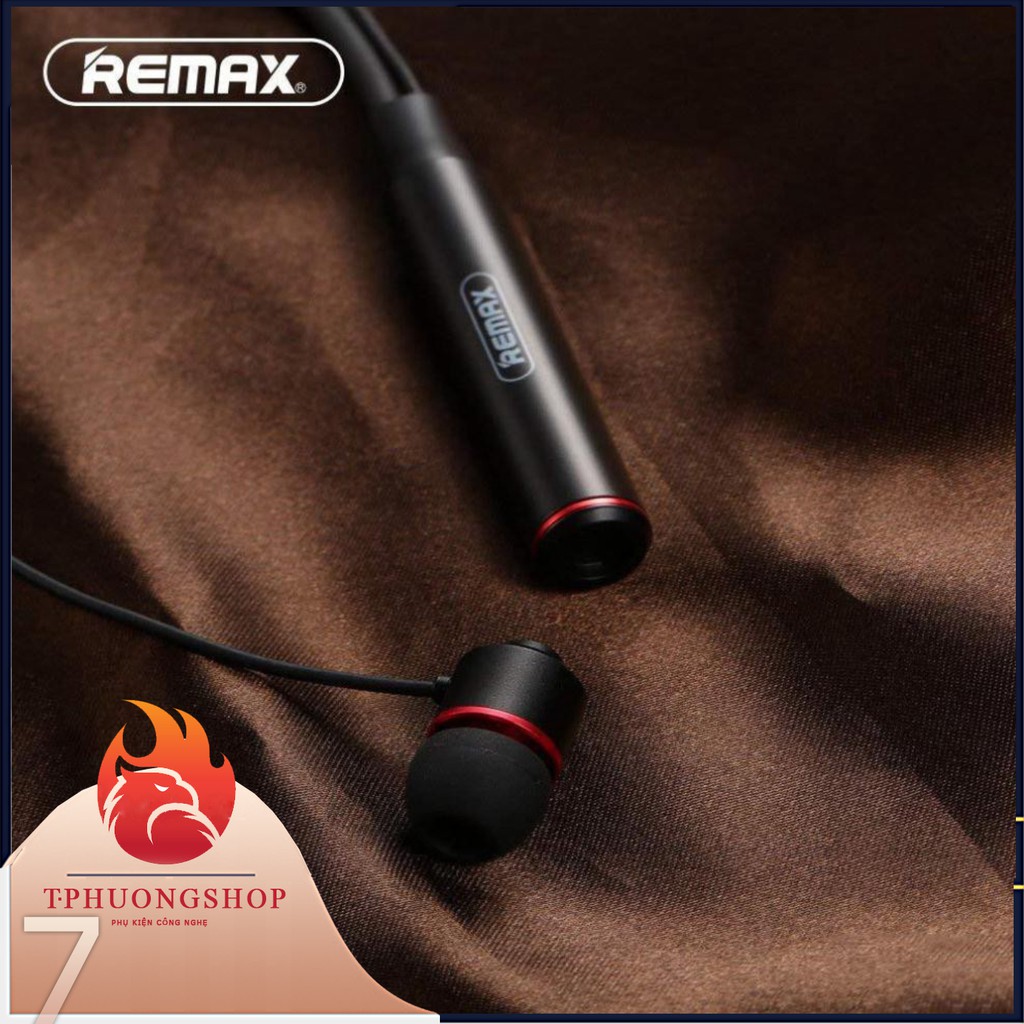 Tai nghe thể thao Bluetooth Remax RB-S6 choàng cổ có 2 đầu hít nam châm