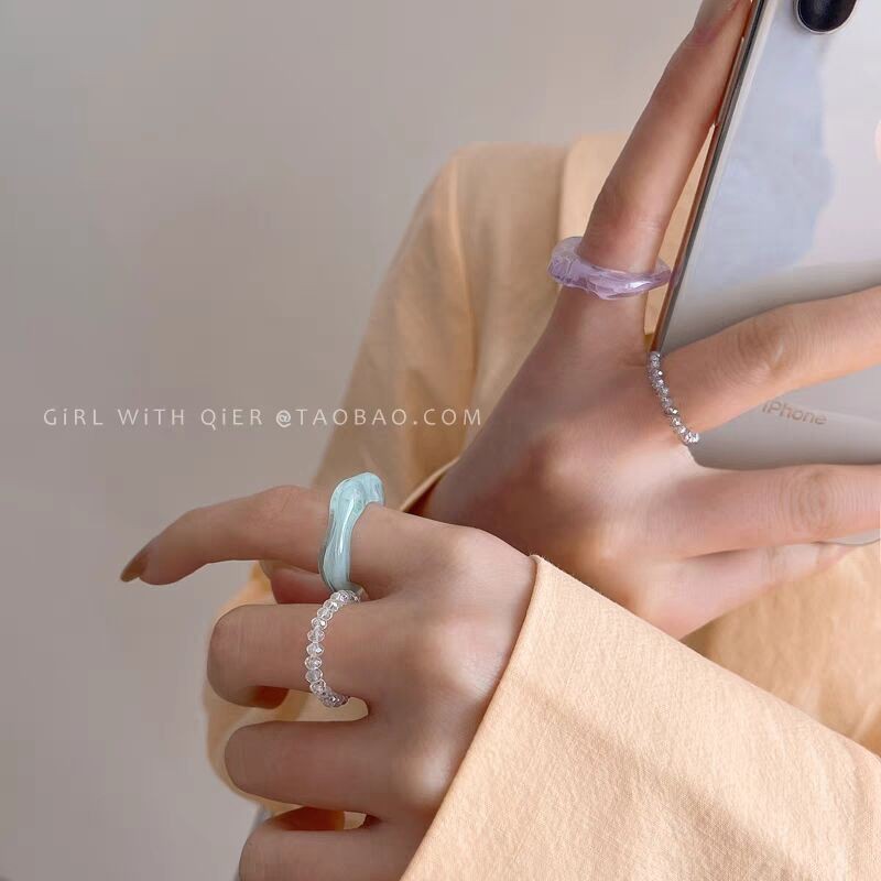 Set 2 Nhẫn Đeo Tay Phong Cách Vintage Thời Trang Dành Cho Nữ