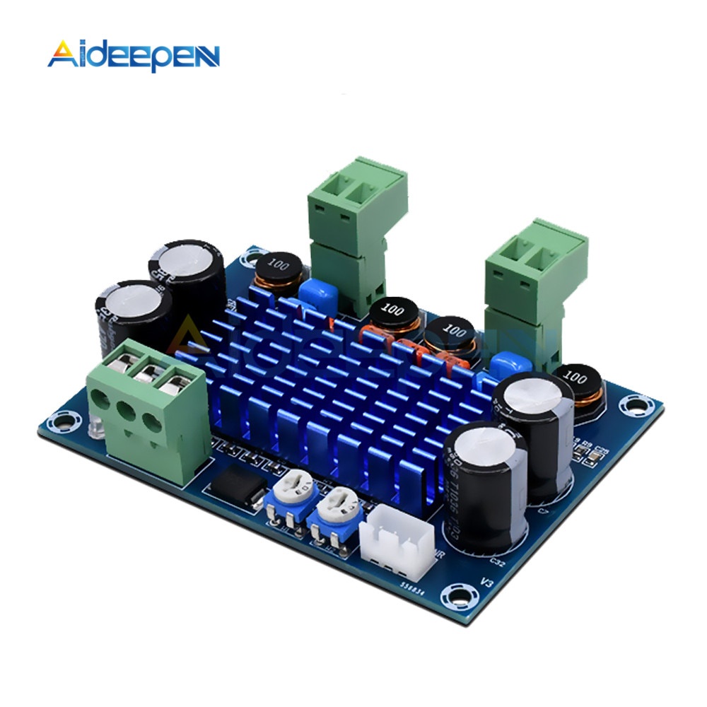 Bảng Mạch Khuếch Đại Âm Thanh Kỹ Thuật Số Công Suất Cao 2 * 120W XH-M572 TPA3116D2 5V 24V 28V 120W
