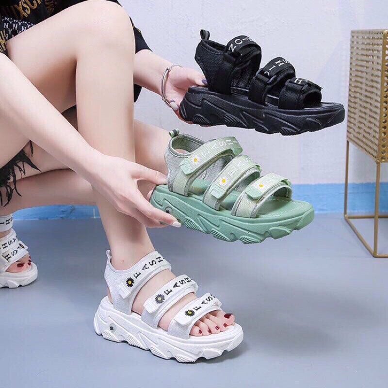 sandals 3 quai dán đế bánh mì cho học sinh