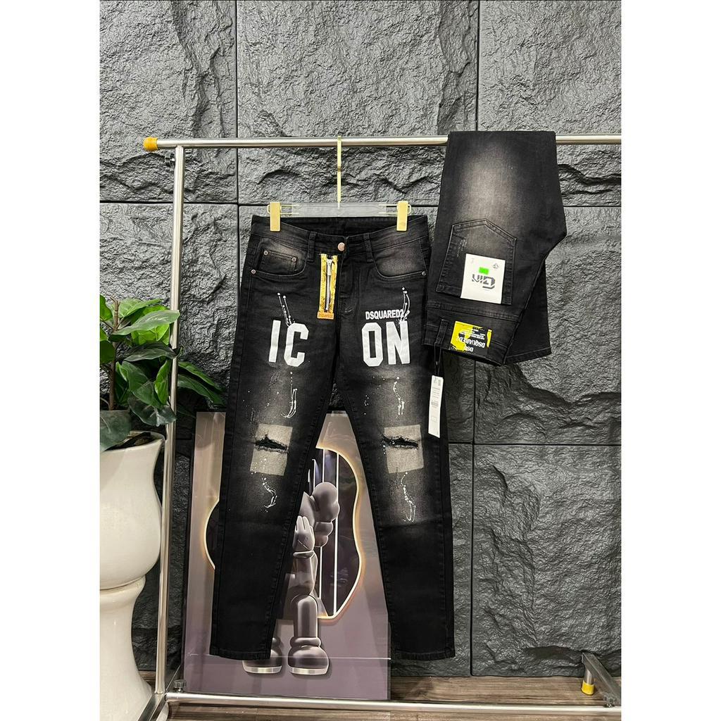 Quần jean nam 2 đáy chẻ thân co dãn dày dặn thời trang cao cấp mẫu mới hottrend shop H99_STORE