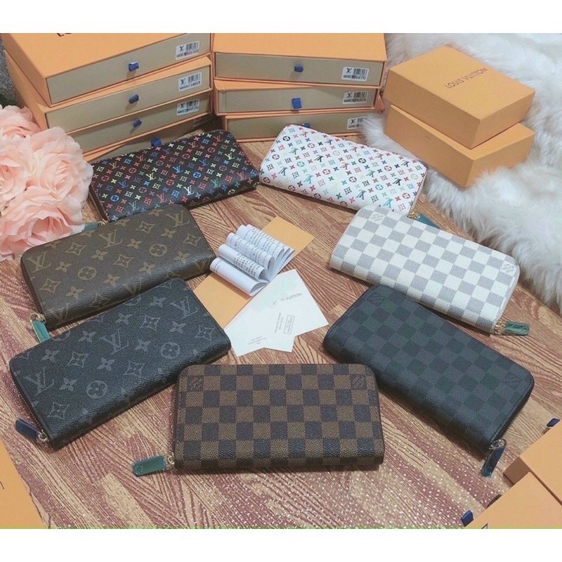 [FULLBOX] Ví dài Eo vi khoá kéo nhiều ngăn có hộp