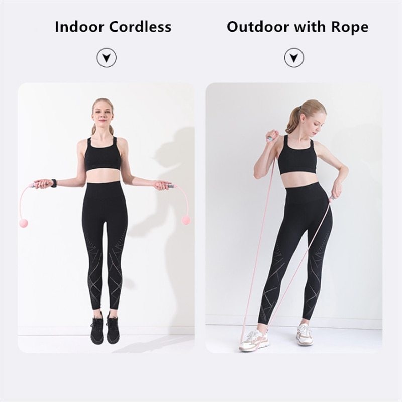 Dây nhảy tập thể dục thể thao cán mềm không bị rối chỉnh được thích hợp cho yoga tại nhà