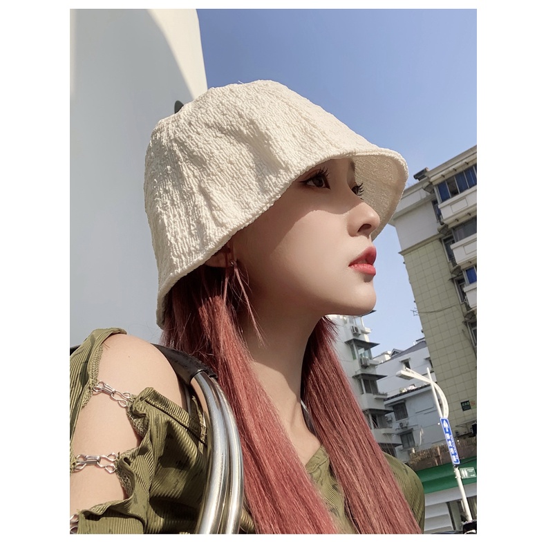 Nón Tai Bèo Chống Nắng Màu Trơn Dễ Thương Phong Cách Hàn Quốc Thời Trang Mùa Hè Cho Nữ