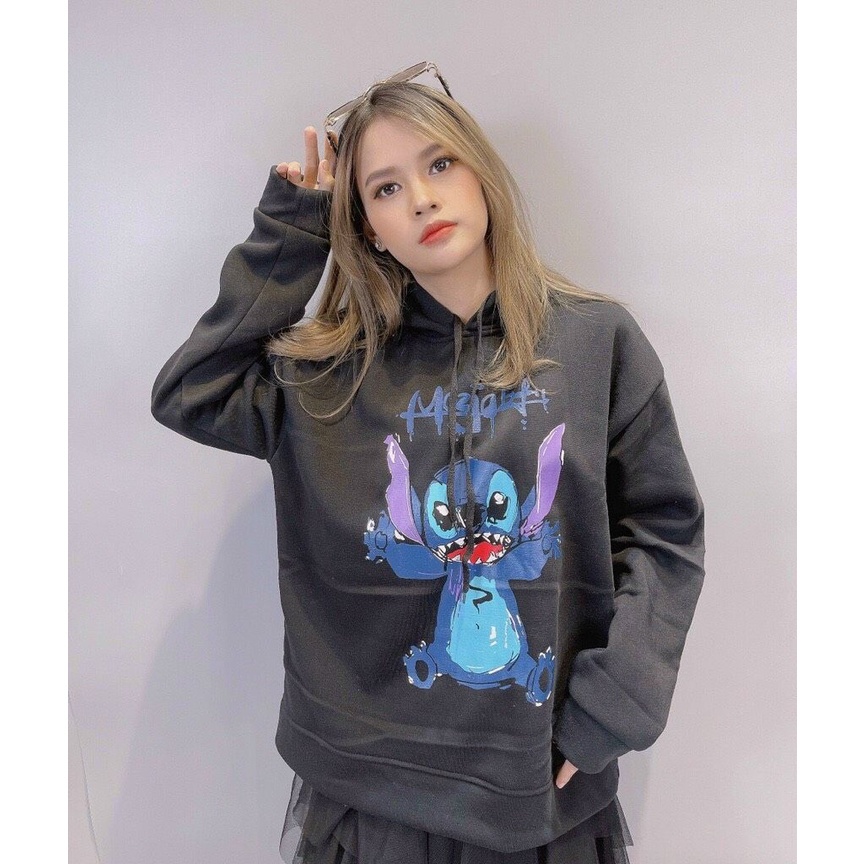 Áo khoác nỉ nam áo hoodie nữ Chuột Stitch cao cấp phối đồ cực đẹp SooMin KNN03 | BigBuy360 - bigbuy360.vn