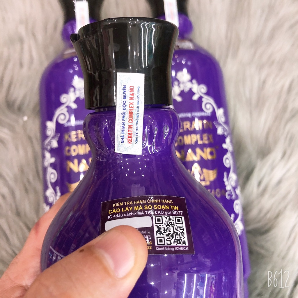 Keratin Complex NANO phục hồi tóc nát, hư tổn, làm thẳng tóc 1000ml