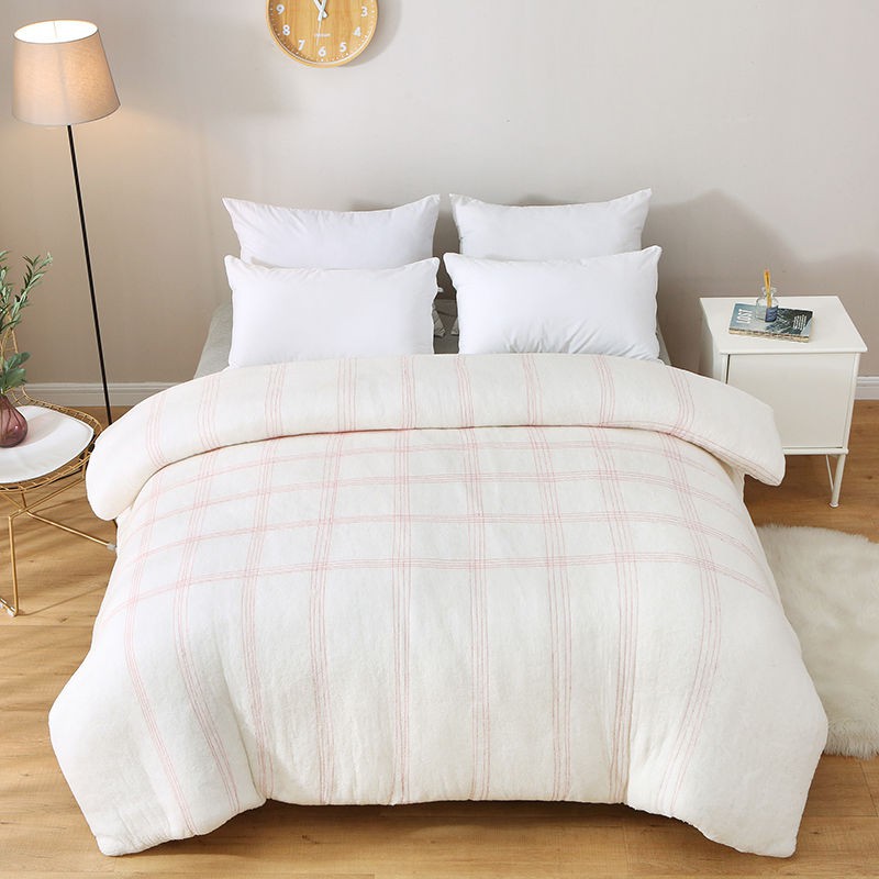 cotton quilt nệm ký túc xá sinh viên chăn đơn bông lõi lò xo, mùa hè, thu và đông dày