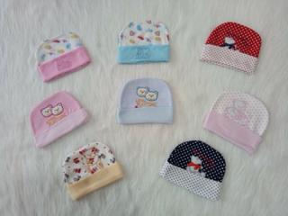 Nón sơ sinh Jou vải cotton 100% mềm đẹp