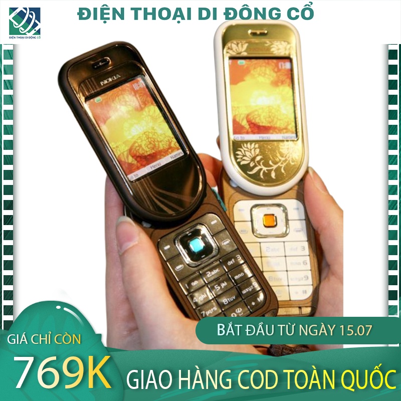 【CÓ VIDEO】Điện Thoại Cổ Nokia 7370 HÀNG HIẾM, ZIN MÁY ĐẸP LUNG LINH - BẢO HÀNH 12 THÁNG 1 ĐỔI 1 TRONG 1 THÁNG ĐẦU TIÊN