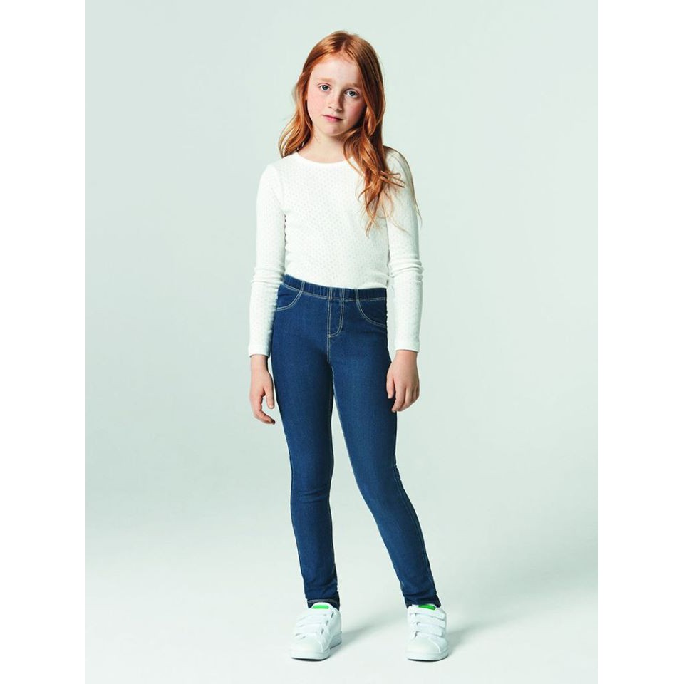 Quần Legging giả jean cho bé