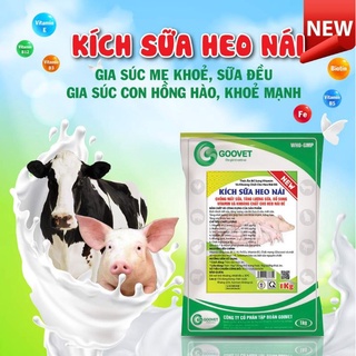 Kích sữa heo nái - Chống mất sữa, tăng lượng sữa, bổ sung vitamin và khoáng chất cho heo nái đẻ.