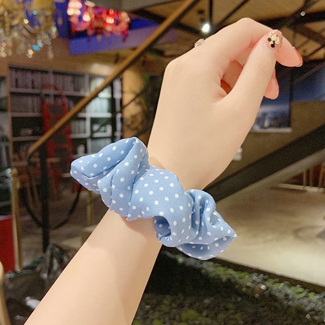 Cột tóc scrunchies dễ thương Dây bộc tóc