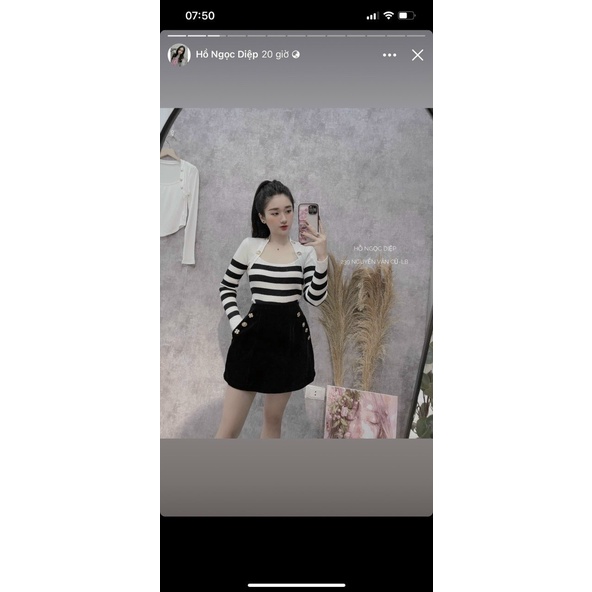 Áo len nữ kiểu, áo len tay dài phối cúc vàng sáng choang gấu vạt style cực đẹp lên form cá tính hàng quảng châu loại 1 | BigBuy360 - bigbuy360.vn