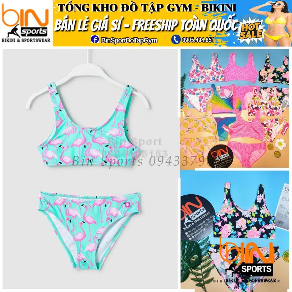 Bộ Đồ Bơi Bé Gái 2 Mảnh Dễ Thương Nhiều Màu Đáng Yêu Size Từ 10kg Đến 30kg Bin Sports BB010 [ Bikini Giá Xưởng ]