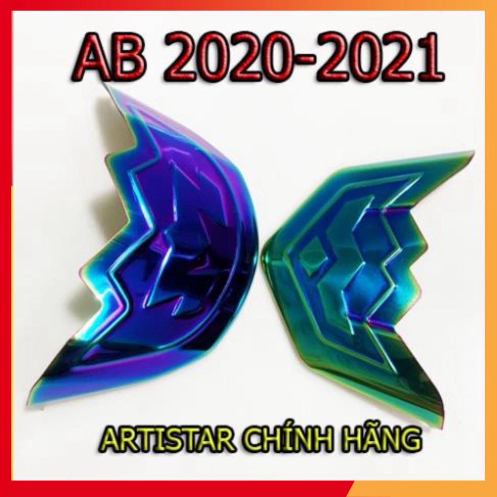 Bộ Ốp Mỏ DèTrước Sau INOX Xi  titan xe AIRBLADE 2020 - 2021 (AB 2020 - 2021) giá 1 cặp (Ảnh sp thật)