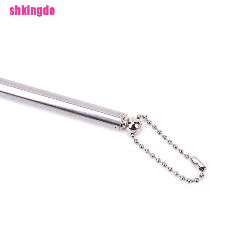 Cây gãi lưng thép không gỉ có thể thu gọn kéo dài được tiện lợi