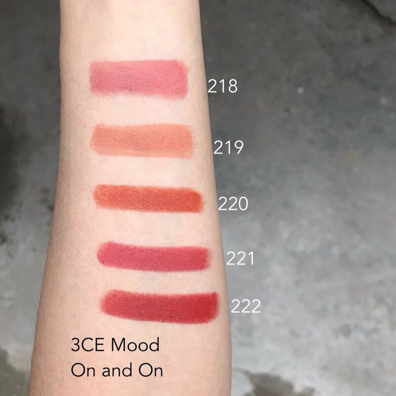 Son thỏi lì 3CE Mood Recipe Matte Lip Color