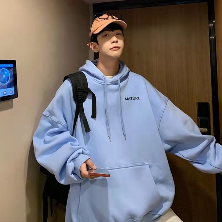Áo Hoodie Dáng Rộng Đơn Giản Thời Trang Hàn Quốc Cho Nam áo hoodie unisex