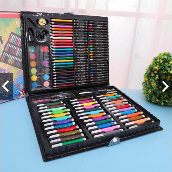 [ GIÁ SẬP SÀN ] Hộp bút màu 150 chi tiết cho bé- Hộp bút vẽ cho bé