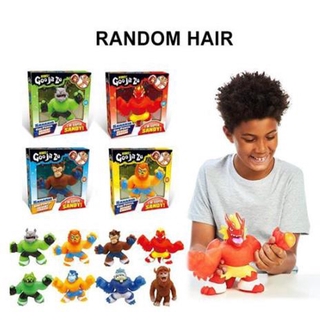 Đồ chơi anh hùng GOO Jit Zu mềm dẻo dễ thương hình động vật sư tử cá sấu bóp chống căng thẳng