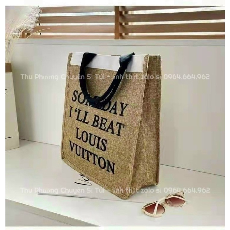 [RẺ NHẤT SHOPPE] Túi cói đi biển SOMEDAY MERCI, túi du lịch phong cách hàn xẻng kiểu dáng vintage (hàng loại 1 không xù)