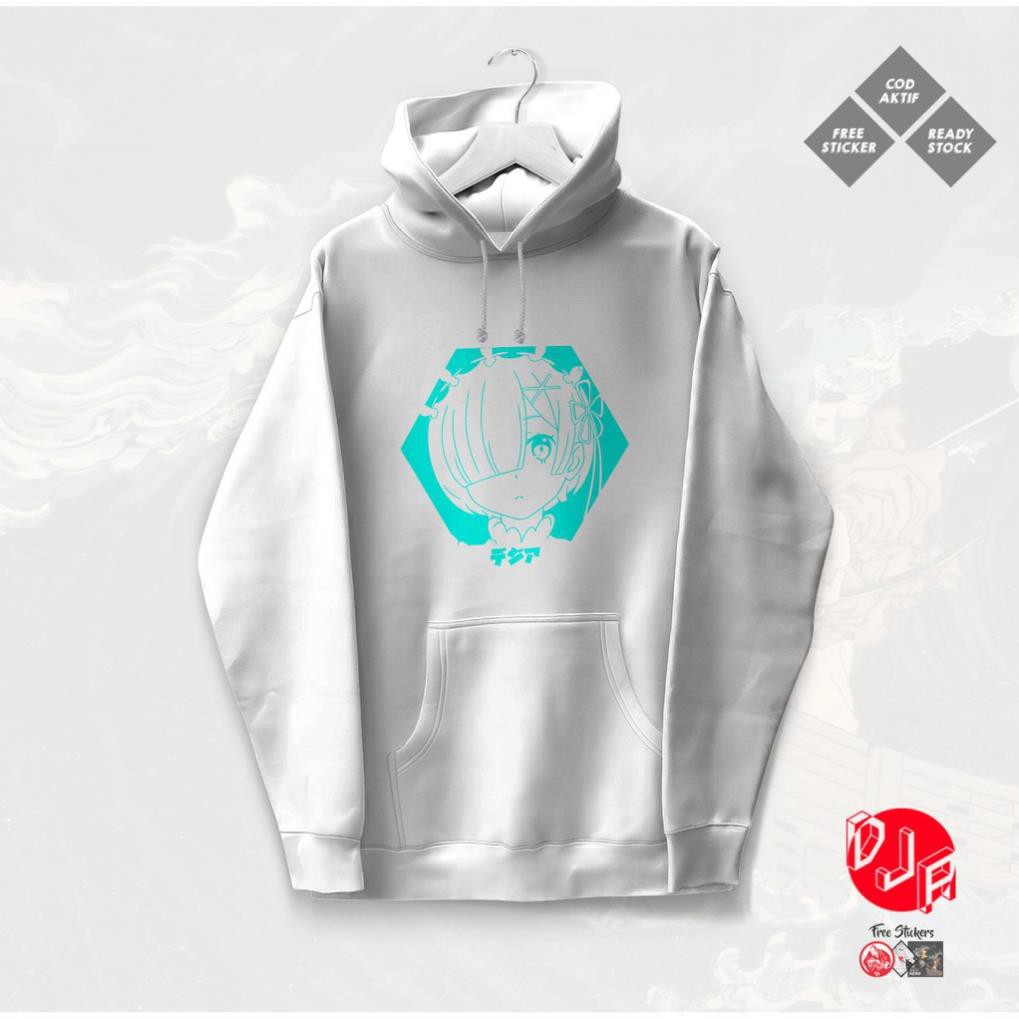 HOT- Áo Hoodie Rem Re Zero - áo ANime cực chất | BigBuy360 - bigbuy360.vn