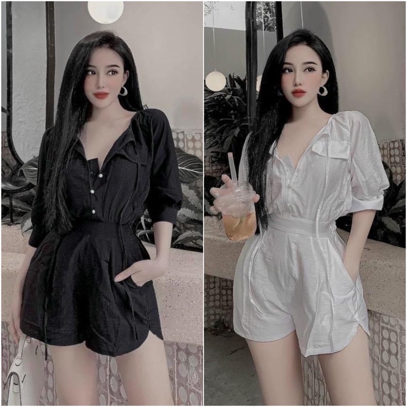 Jumpsuit Tay Lửng Thời Trang Dành Cho Nữ | BigBuy360 - bigbuy360.vn