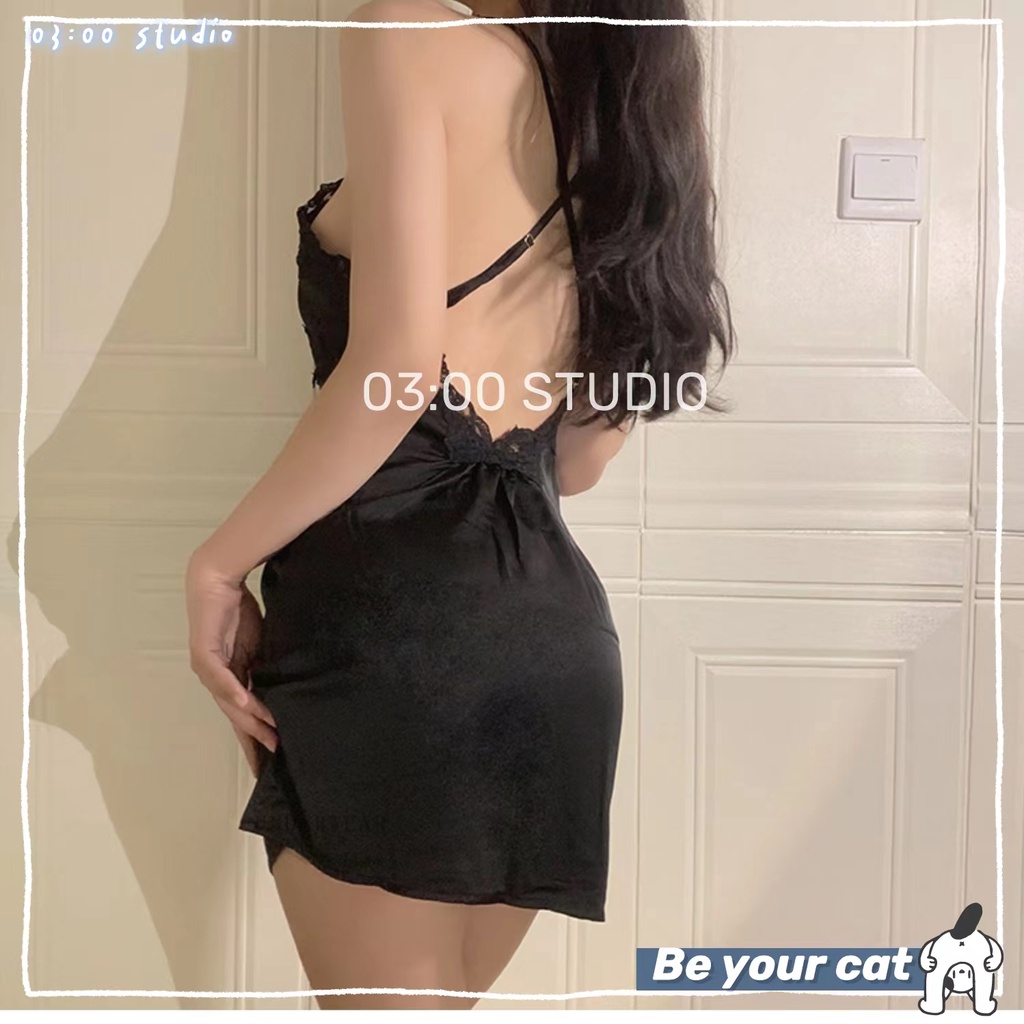（Giao hàng bảo mật） 🔥Đầm/Đồ Ngủ 2 Dây Sexy🔥Phi Lụa Satin Cao Cấp Sang Chảnh 40-60kg---036 | BigBuy360 - bigbuy360.vn