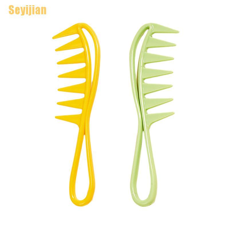 Lược Nhựa Chải Tóc Xoăn Hình Cá Mập Chuyên Dụng Cho Salon