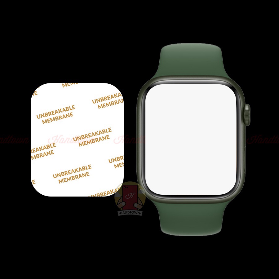 PPF Màn Hình Chống Xước Apple Watch Series 7 45 41 44 40mm Seri 6 5 4 iWatch Dán Dẻo Body Tránh Va Đập Vân Tay Handtown
