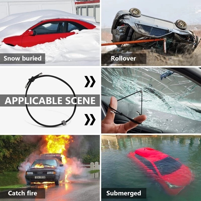 Vòng Tay Phá Kính Tự Giải Cứu Khẩn Cấp Dành Cho Nam Nữ